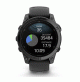 fēnix E – 47 mm, AMOLED - Slate grey steel with Black silicone band - 010-03025-01 - Garmin